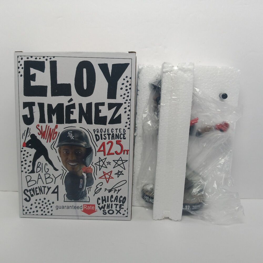 Chicago White Sox Eloy Jiménez Bobblehead SGA Guaranteed Rate Field First HR